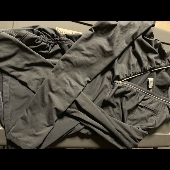 Athleta Tops - Athleta Quarter Zip Jacket, Grey, sz M